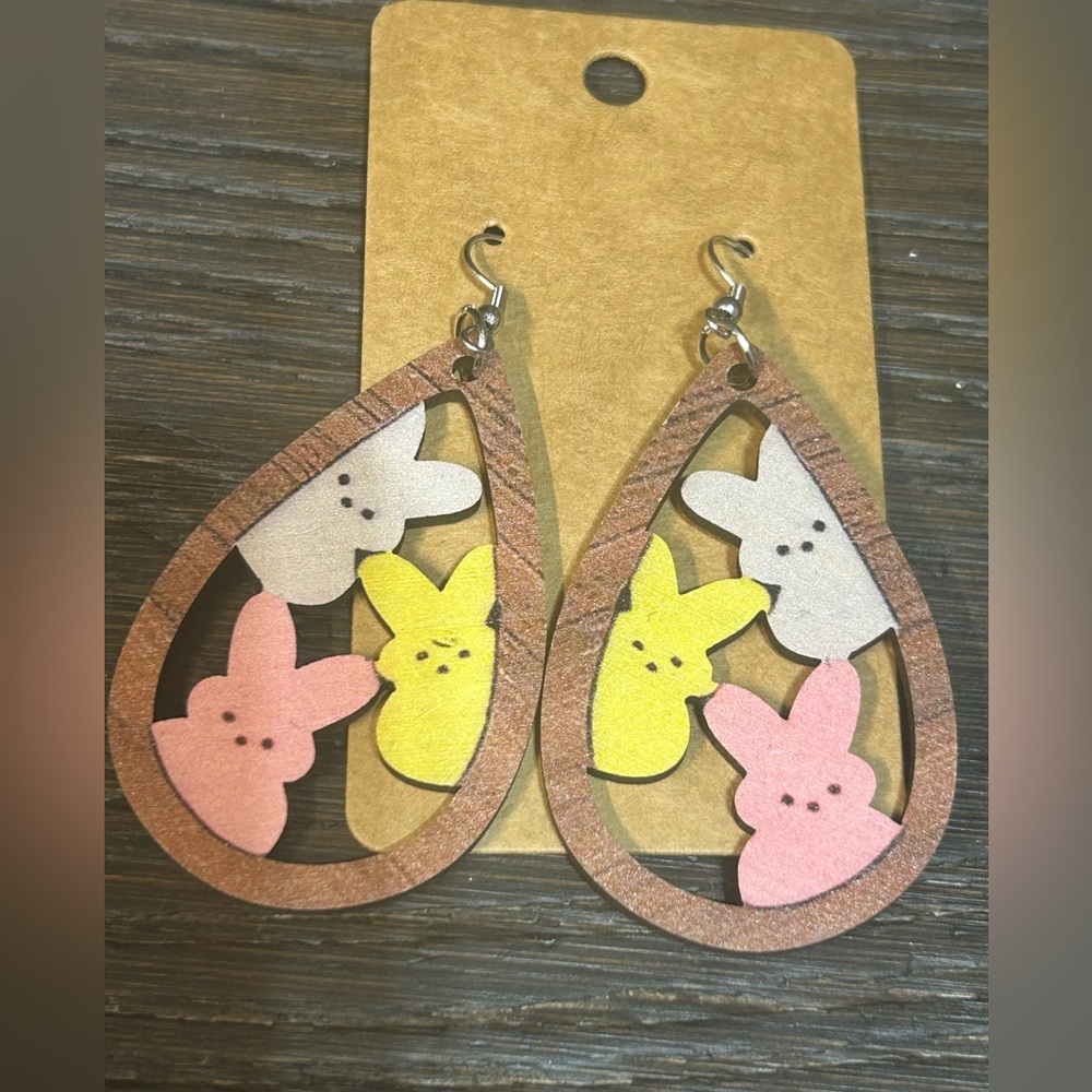 Bunny Peep Earrings